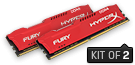 DDR4 32GB 3466-19 Fury Red kit of 2 Kingston  foto1